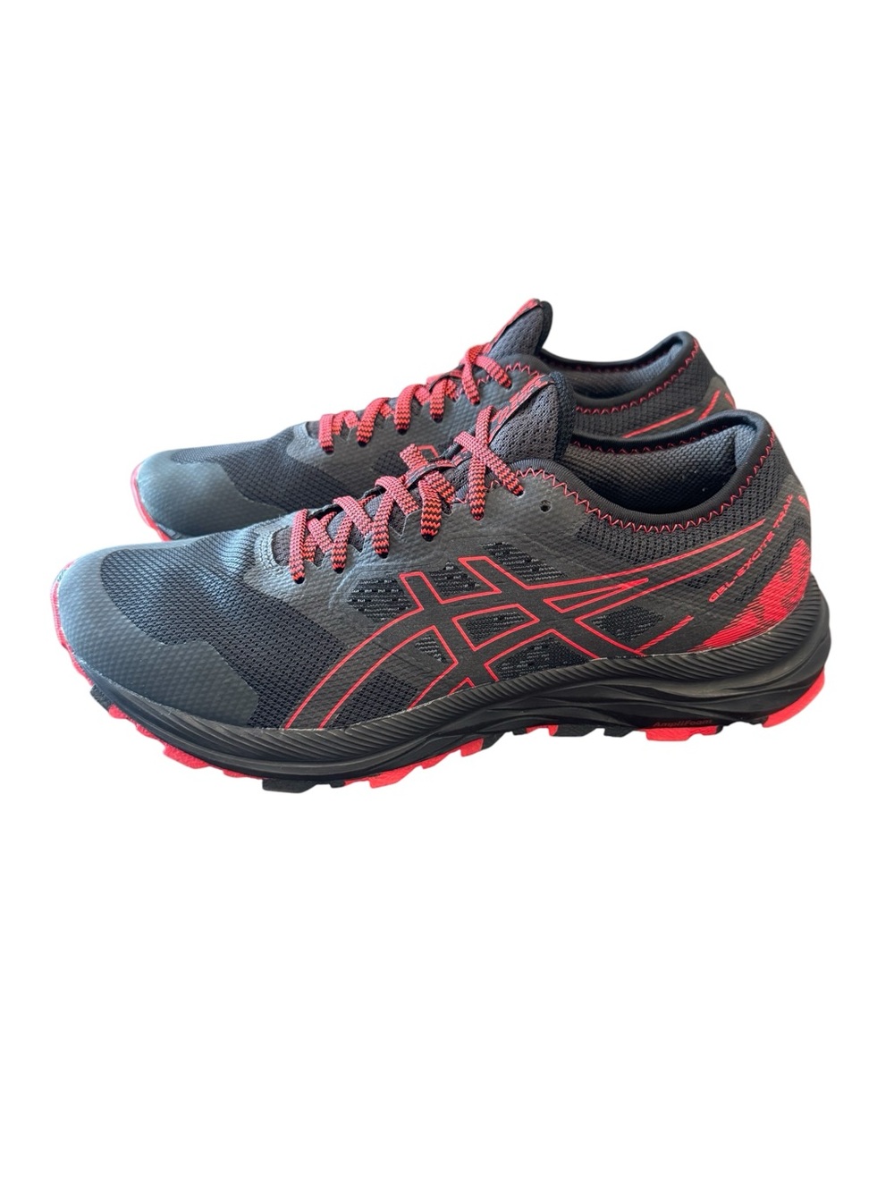 Asics Gel Excite Trail Graphite Grey Electric Red Men’s Size 9 Hiking